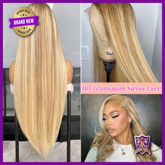 13x4 Lace Front Human Hair Wig Pre Plucked Glueless 150% Density main image 4